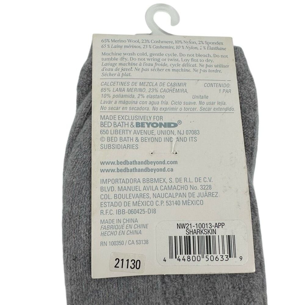 Socks Bundle 3 Pair Lot Soft Cozy Nordstrom Cats Nestwell Merino Wool Cashmere - Picture 7 of 8
